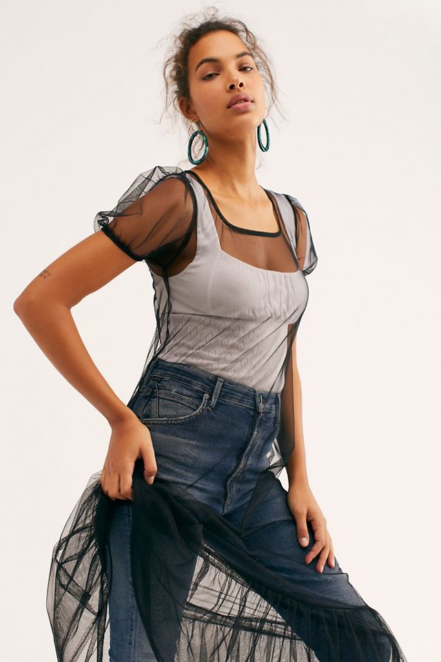 Robe midi transparente #5