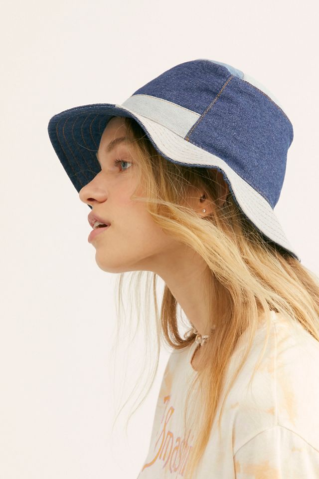 Jean Genie Patchwork Bucket Hat #1
