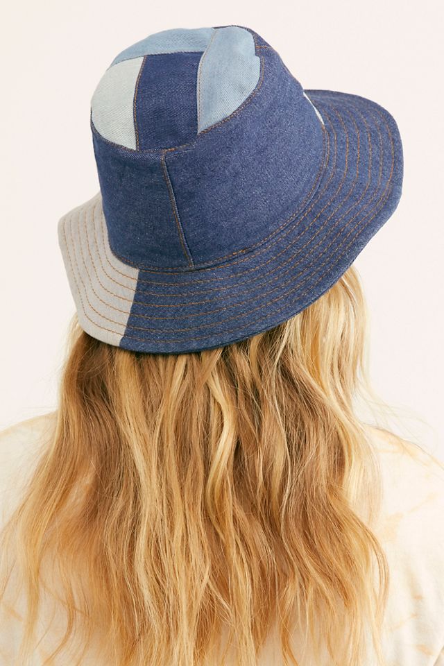Jean Genie Patchwork Bucket Hat #3