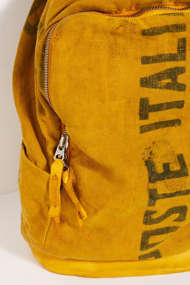 Delle cose distressed backpack Delle Cose Distressed Posta Backpack | Free People main image 2