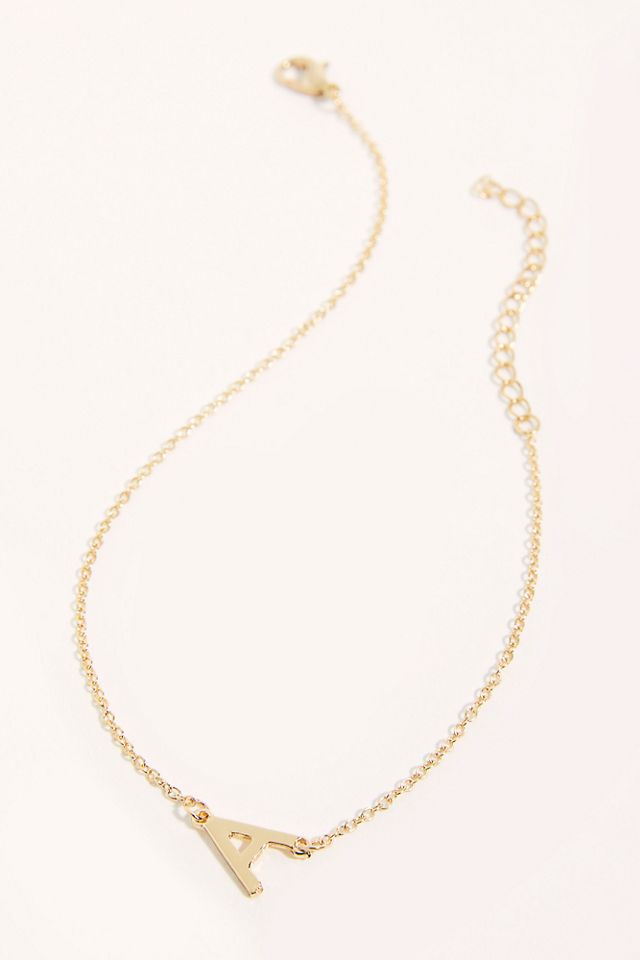 Jonesy Wood Initial Anklet #2