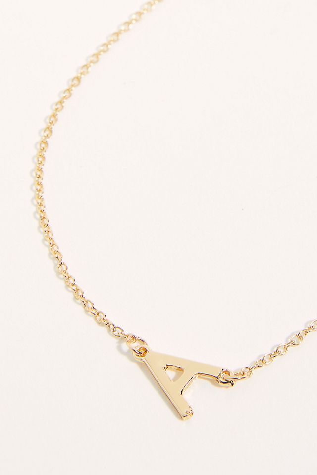 Jonesy Wood Initial Anklet #3