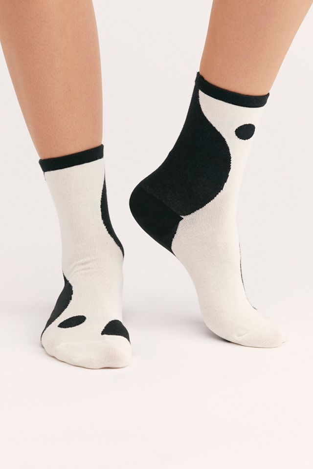 Yin Yang Crew Socks #1