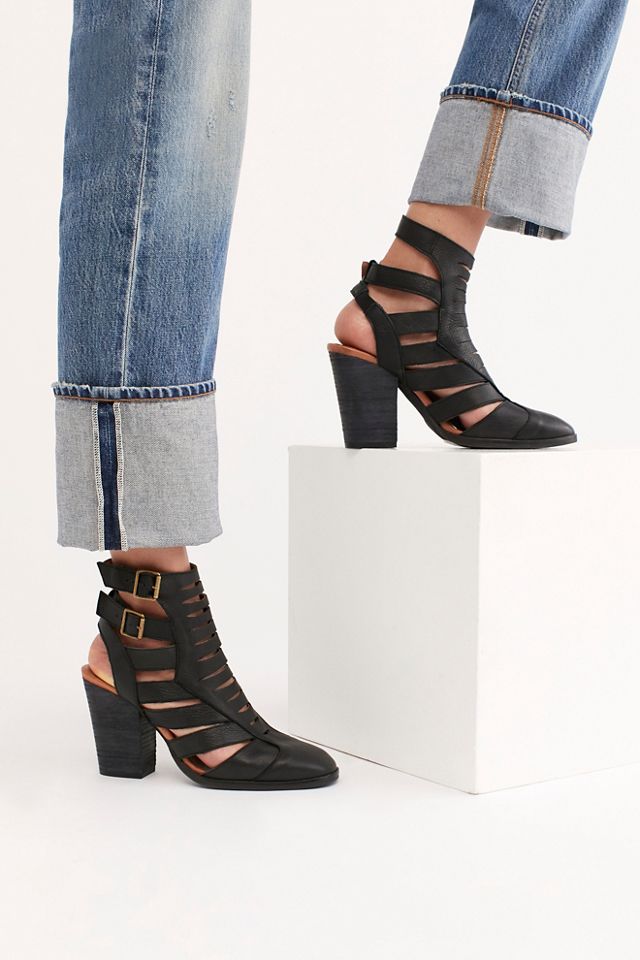 Free People Hayes Leather Ankle Boots fashion