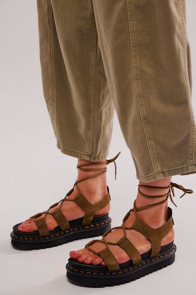 Lace up dr online marten sandals