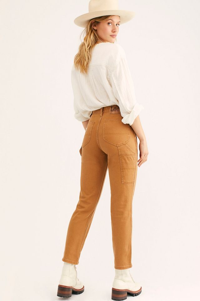 Lee High-Rise Dungaree Ankle Pants #1