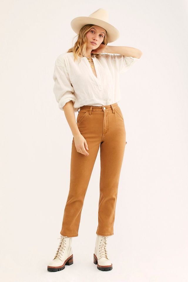 Lee High-Rise Dungaree Ankle Pants #2