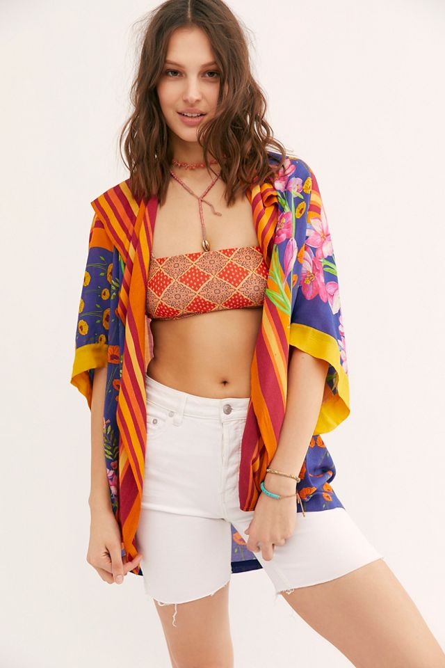 Beach Comber Print Cover Up #1