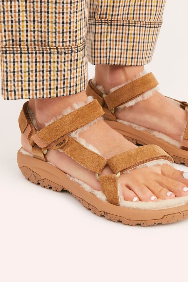 Teva shearling sandal new arrivals