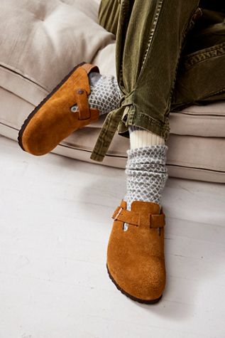Birkenstock Boston Shearling Clogs | Free People