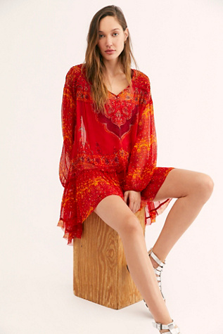 Details about   NEW FREE PEOPLE Sz XS NEW ROMANTICS EMBELLISHED EMBROIDERED COCKTAIL TUNIC 