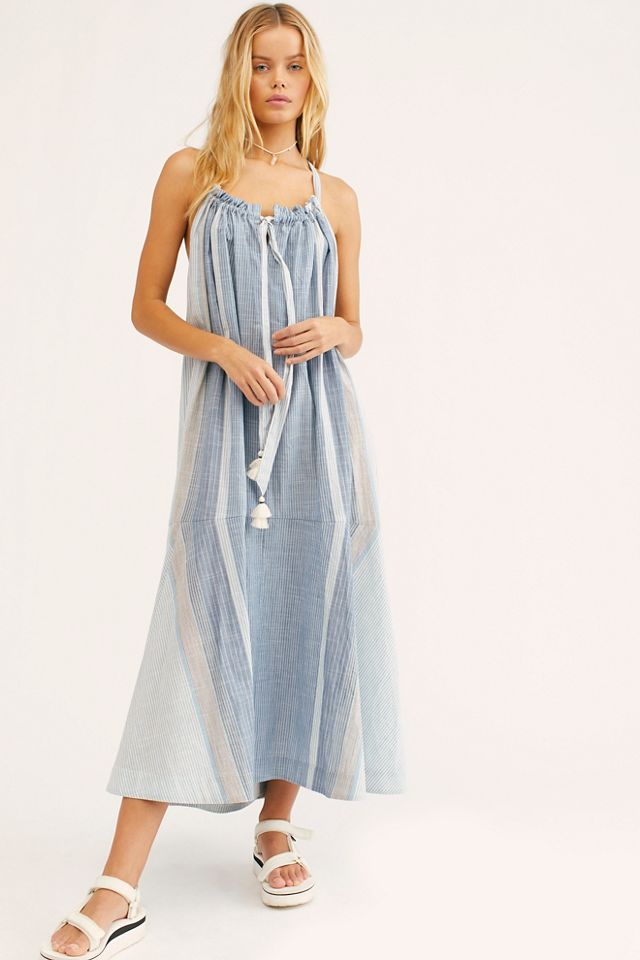 Free people shop striped maxi dress