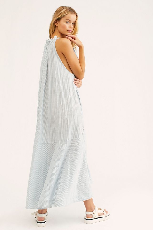 Paradise and Back Striped Maxi Dress #1