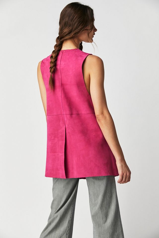 We The Free Low Rider Suede Waistcoat #1