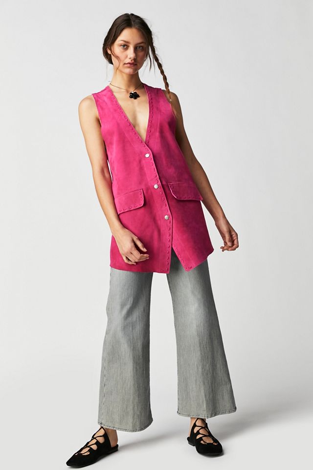 We The Free Low Rider Suede Waistcoat #2