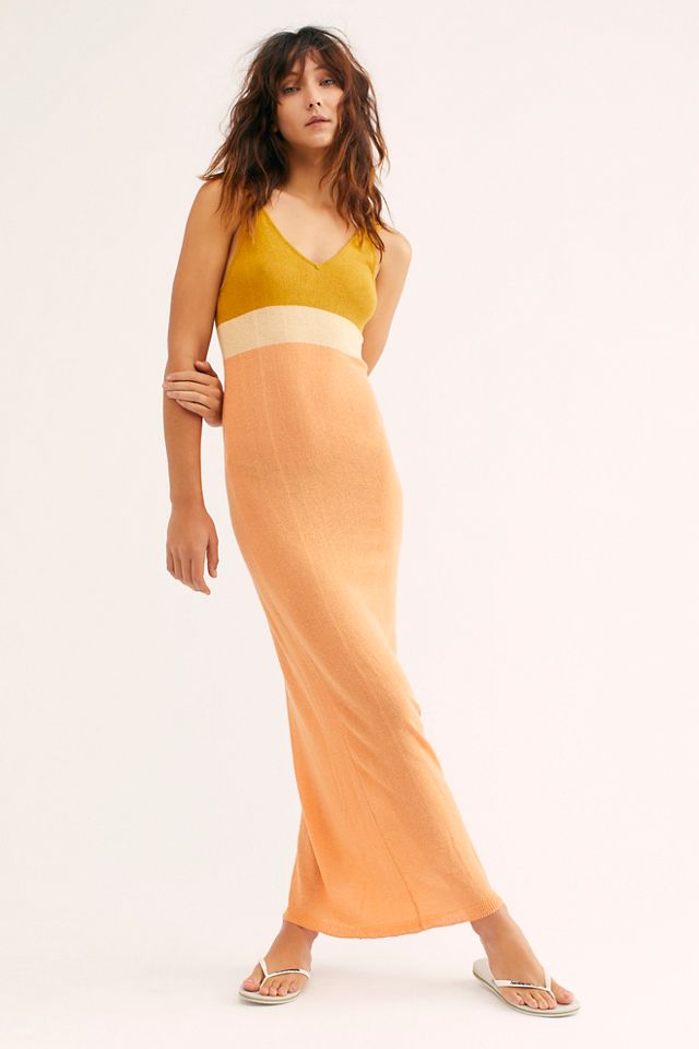 Color-Blocked Maxi Dress | Free People