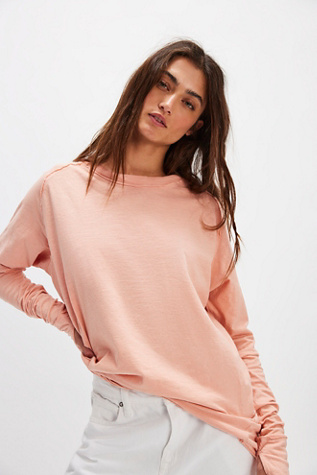 We The Free Arden Tee en Punch Papaye, pour femme chez Free People