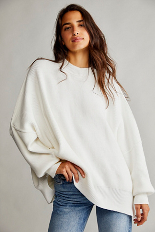 Easy Street Tunic by Free People, Painted White