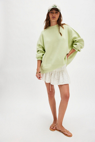 Easy Street Tunic At Free People In White Jade, Size: XS