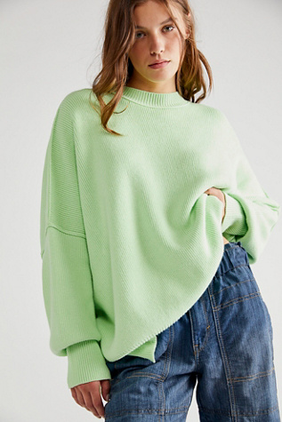 Easy Street Tunic at Free People in Green Light, Size: Small