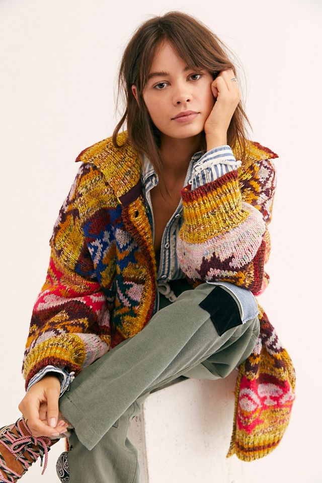 Free people sweater on sale jacket