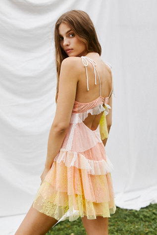 Sorbet Lace Mini Dress | Free People