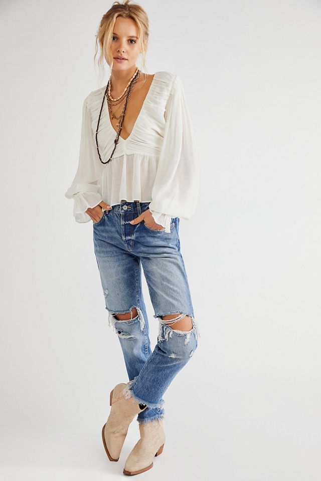 Good Time Relaxed Skinny Jeans | Free People UK