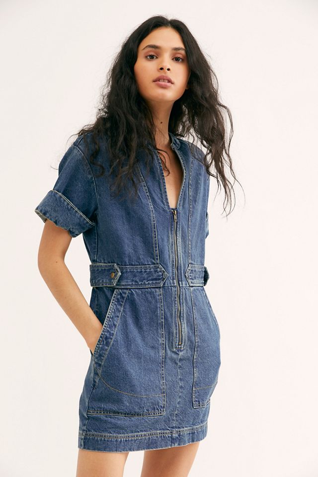 Dream On Denim Mini Dress | Free People UK