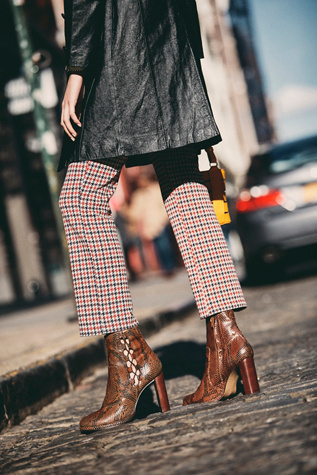 Free people snakeskin booties best sale