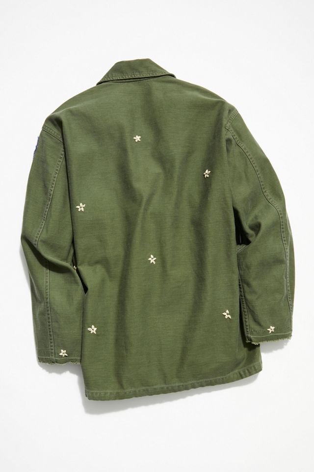 Vintage 1980s Army Shirt Jacket  #1