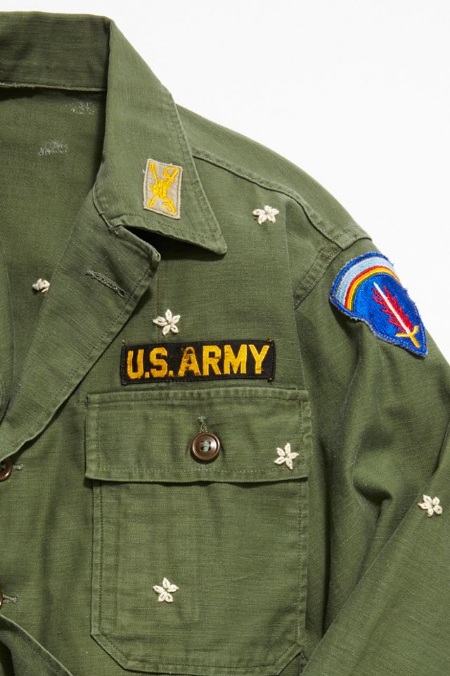 Vintage 1980s Army Shirt Jacket  #2