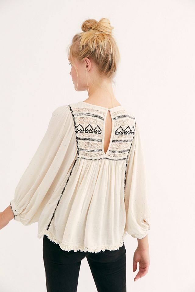 Cyprus Avenue Embroidered Top #1
