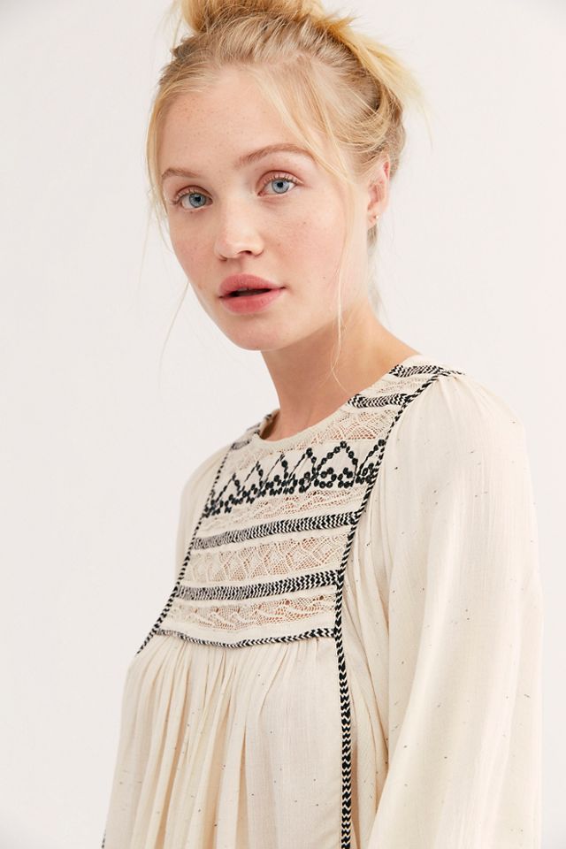 Cyprus Avenue Embroidered Top #2