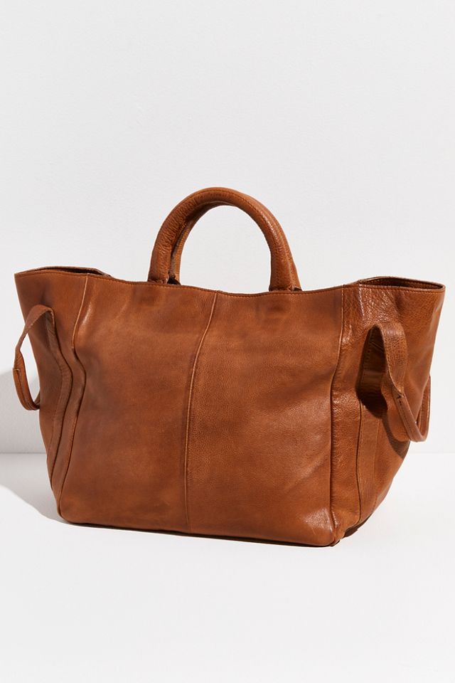 Free people best sale leslie leather tote