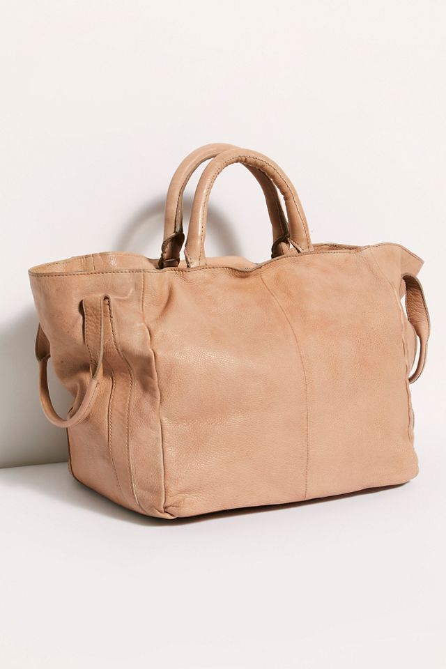 leslie leather tote