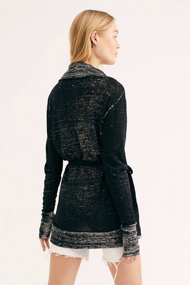Wrap Washed Jumper #1
