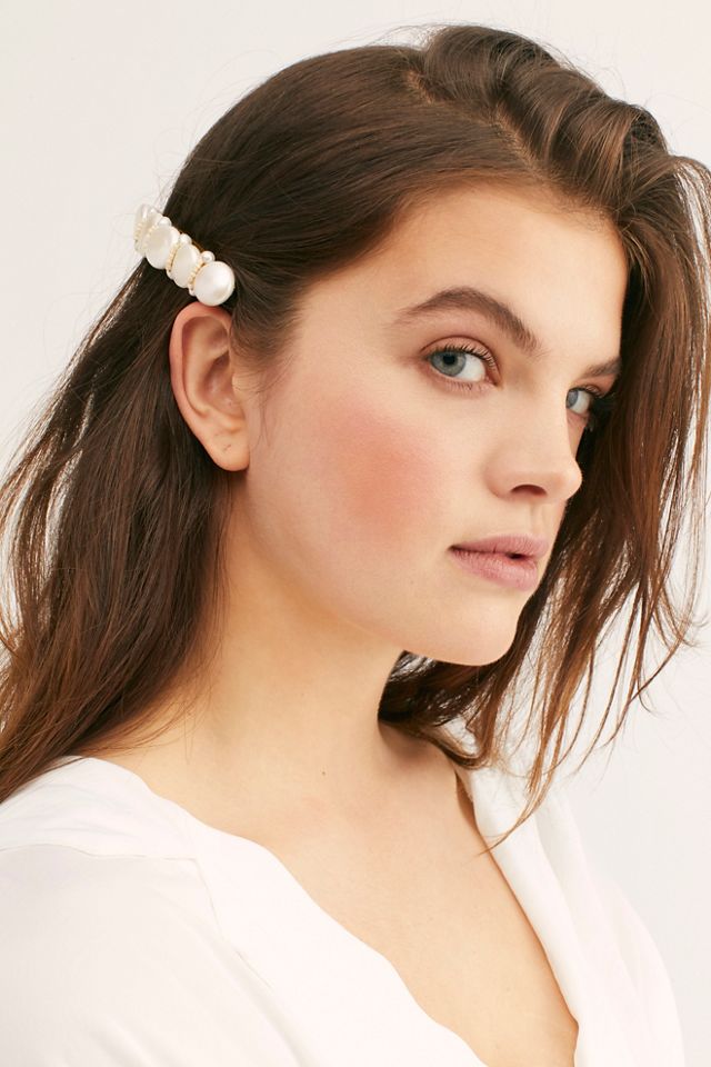 Shimmer Pearl Barrette #2
