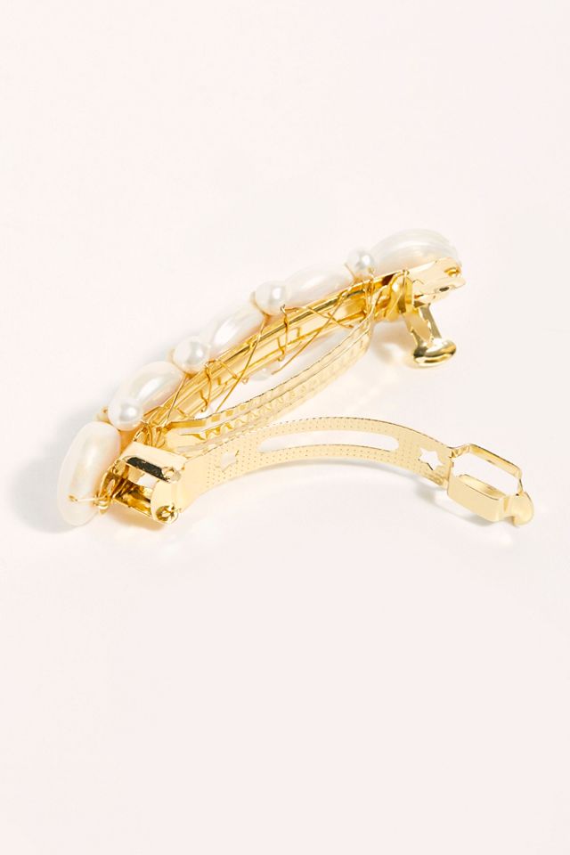 Shimmer Pearl Barrette #1