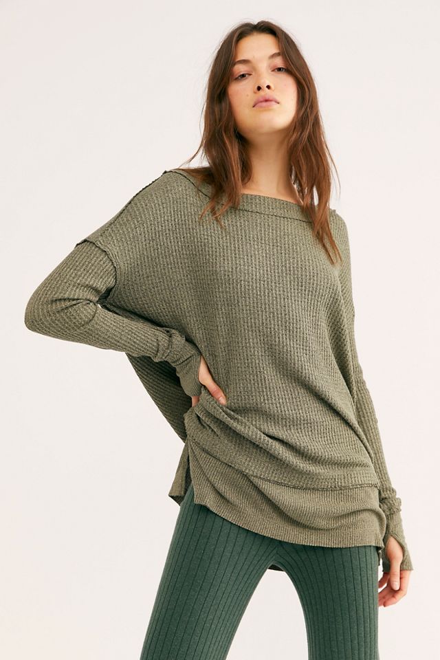 Free people north shore thermal top on sale