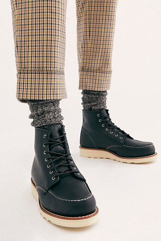 Женские ботинки Red Wing 6" Classic Moccasin Boot, цвет: Чёрный