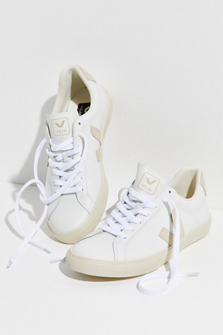 Veja Esplar Trainers Shoe at Free People in Extra White/Camel, Size: EU 39