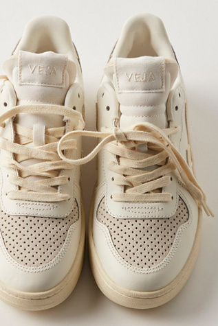 Veja V-10 Trainer Shoe At Free People In Pure Calcaire, Size: EU 39