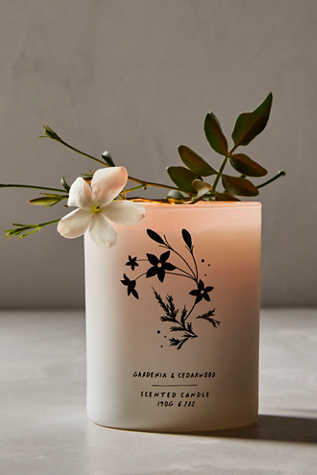 Free People wood Candle at Free People in Gardenia + Cedar