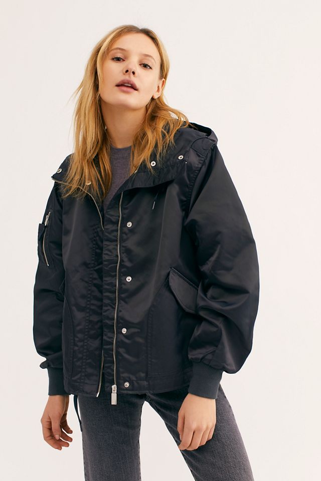 Insulated Drawstring Bomber Jacket | Free People