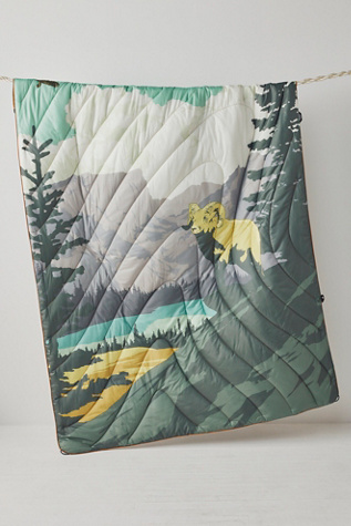 Rumpl National Parks Puffy Blanket at Free People in Rocky Mountain