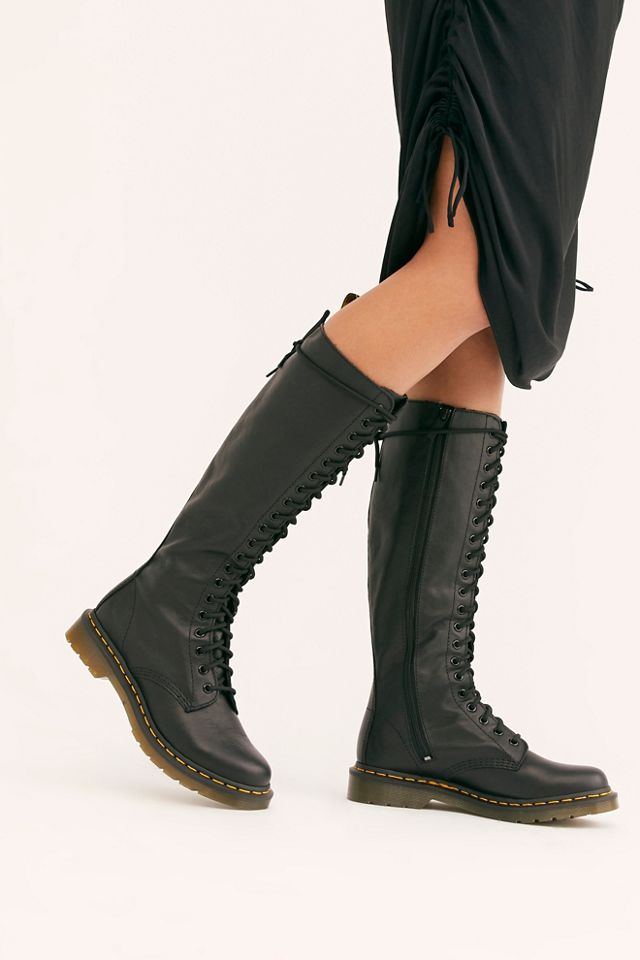 Dr martens knee high boots online