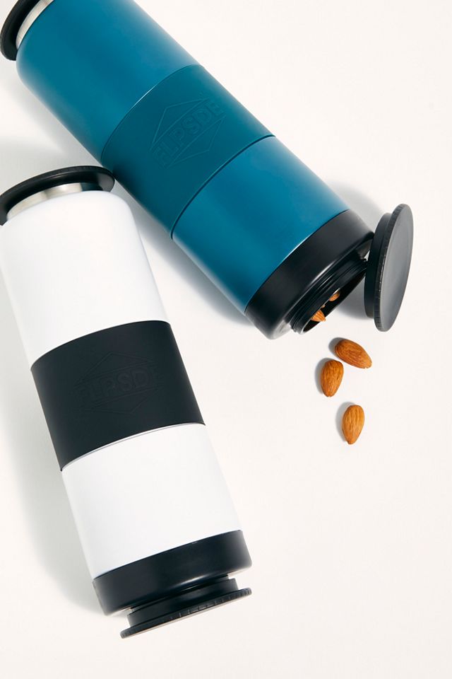  FLPSDE Water Bottle with Snack Compartment, Drink