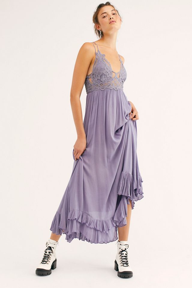 Free People Women's Adella Maxi Slip Dress : : Clothing, Shoes &  Accessories