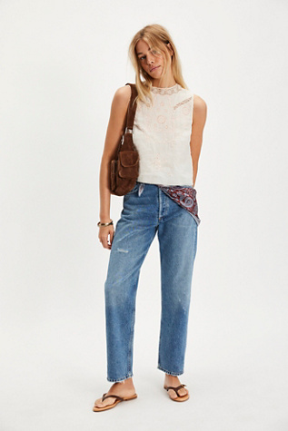 AGOLDE ‘90s Jeans at Free People in Medium Wash, Size: 27