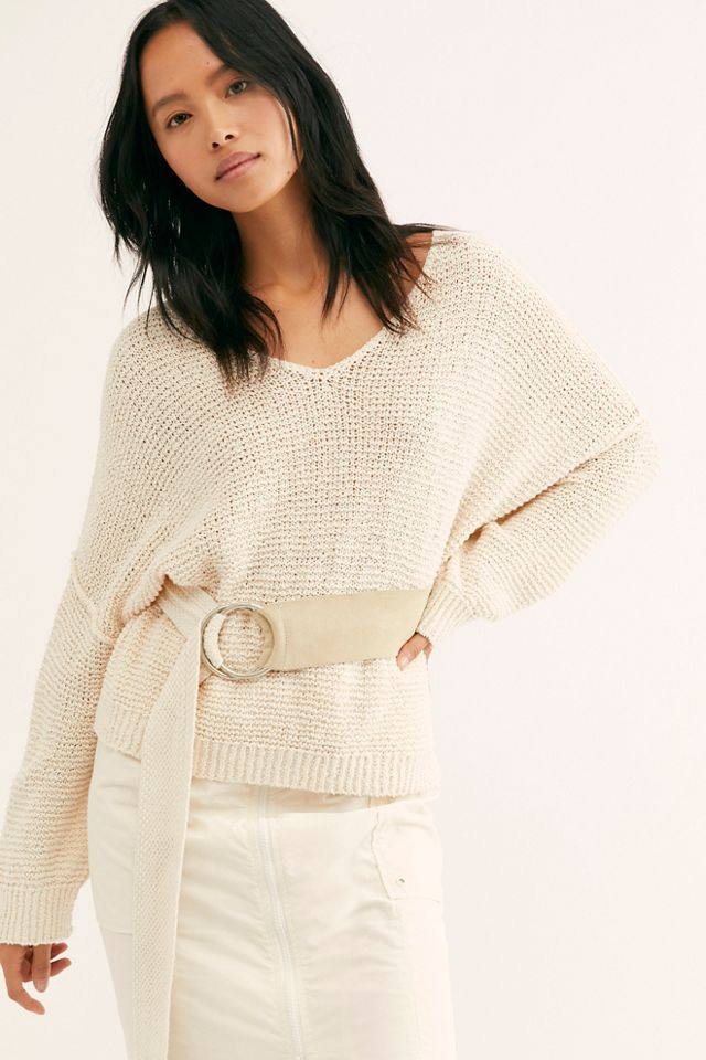 Elisia Mixed Material Hip Belt #4